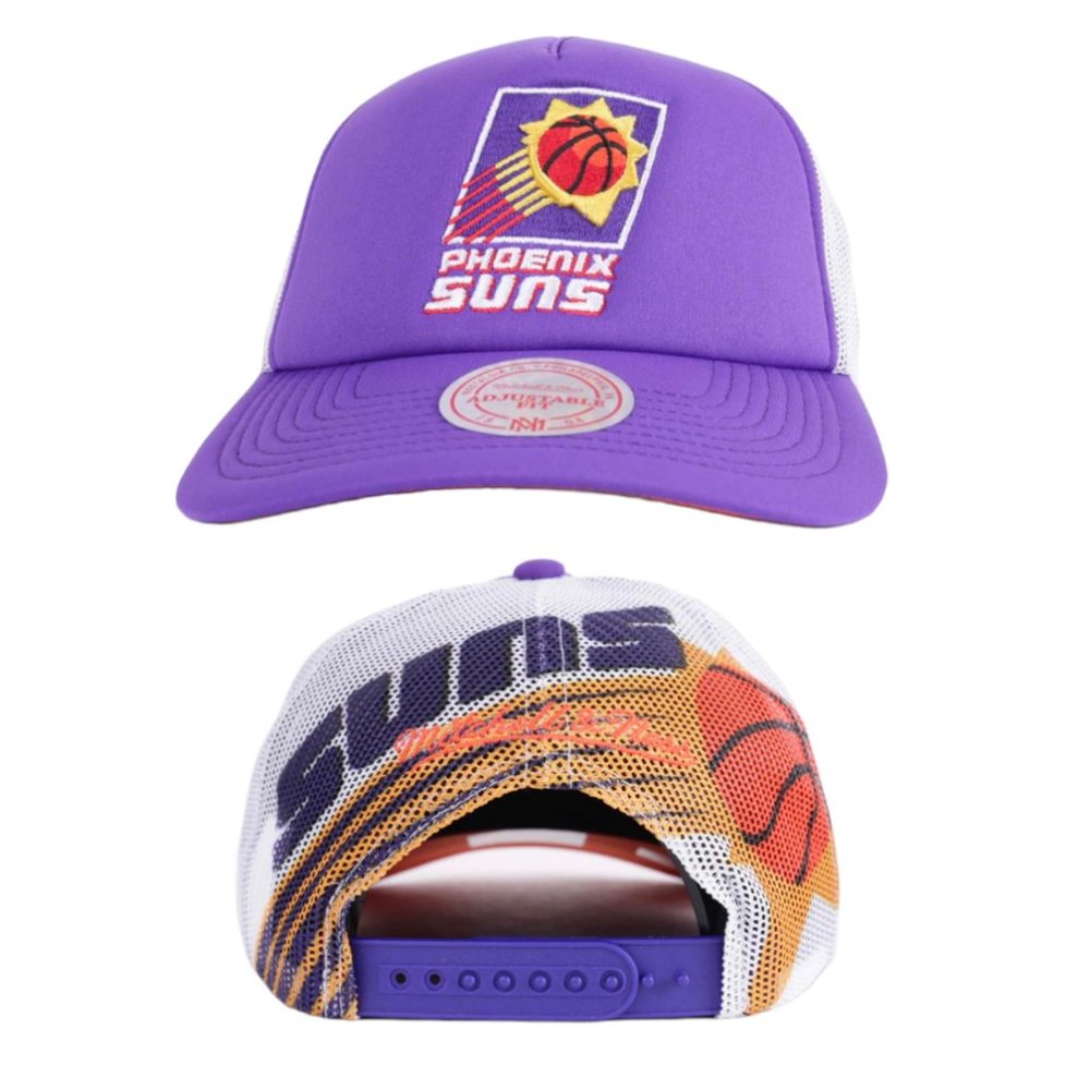 Mitchell & Ness Phoenix Suns HWC Off The Backboard Trucker Snapback Hat Cap